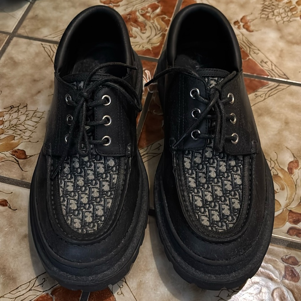 Authentic Dior Men's Oxfords Lug Sole size 40